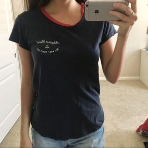 john gala navy blue newport tee