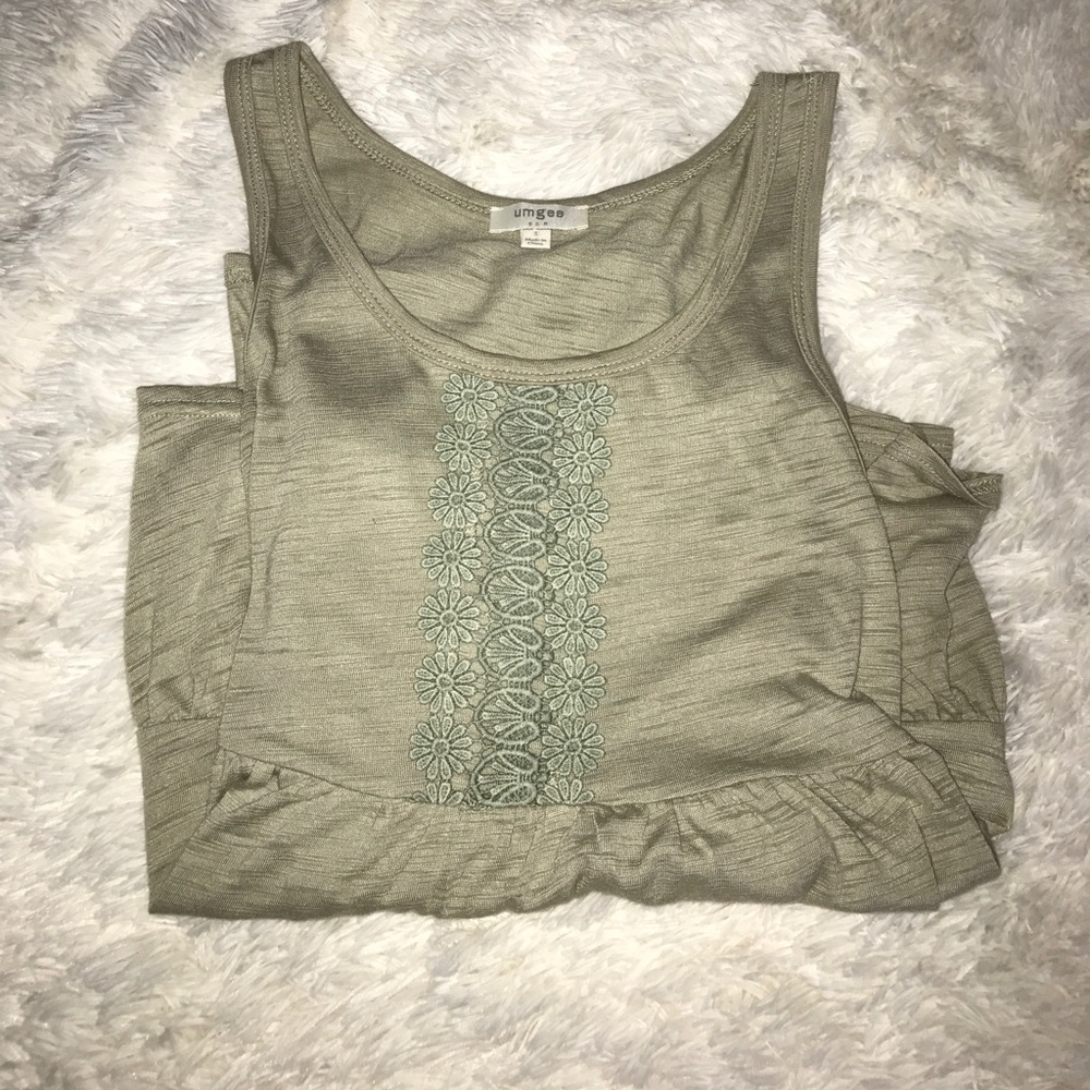 Olive tank top