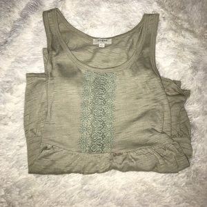 Olive tank top