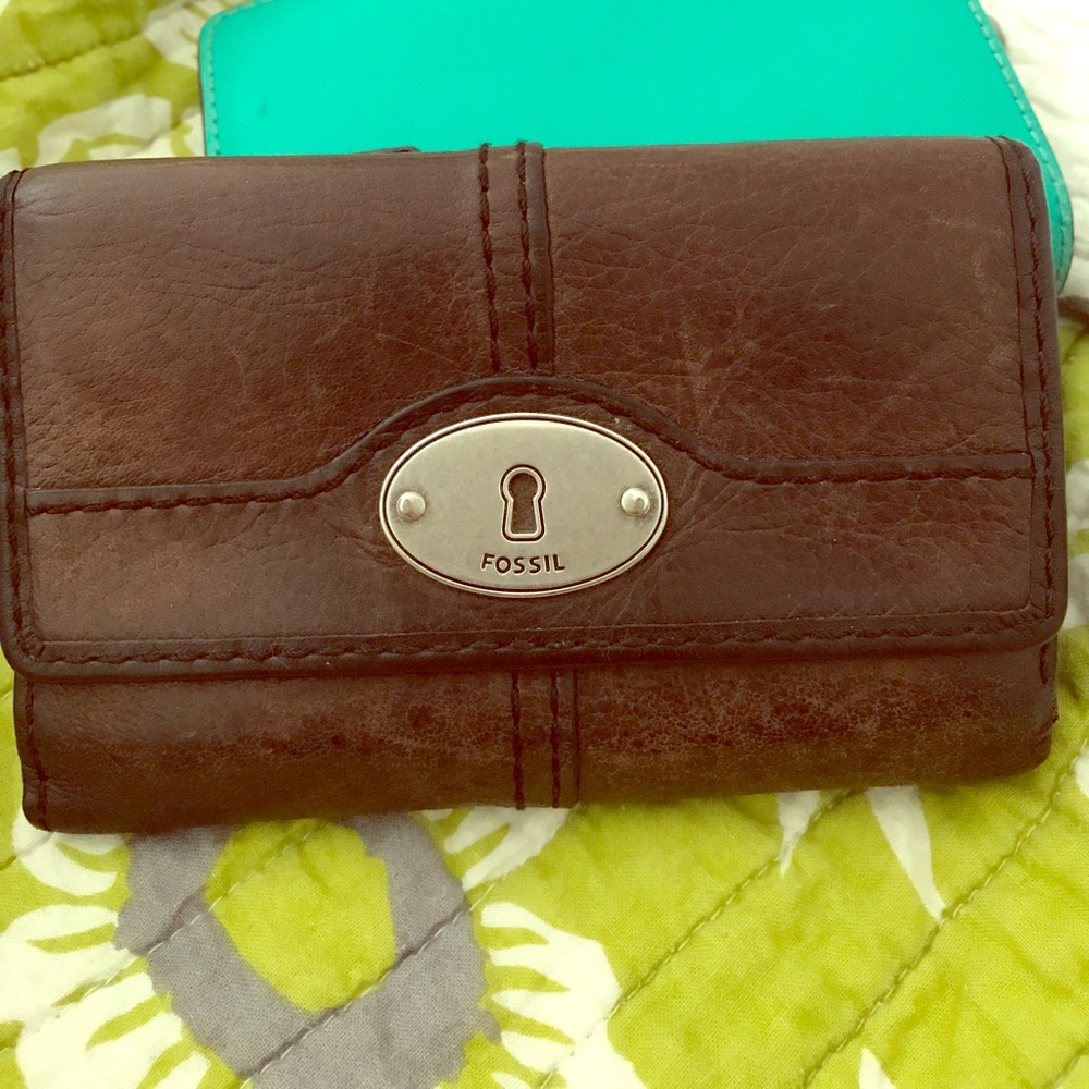 Leather Fossil wallet
