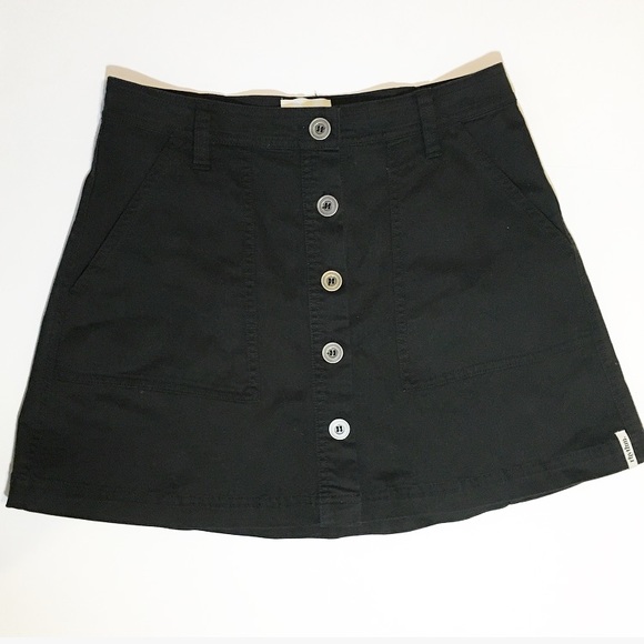 rhythm Dresses & Skirts - Rhythm Black Front Button Up Skirt Size M (10)