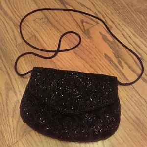 Vintage Carla Marchi Beaded Evening Bag Clutch