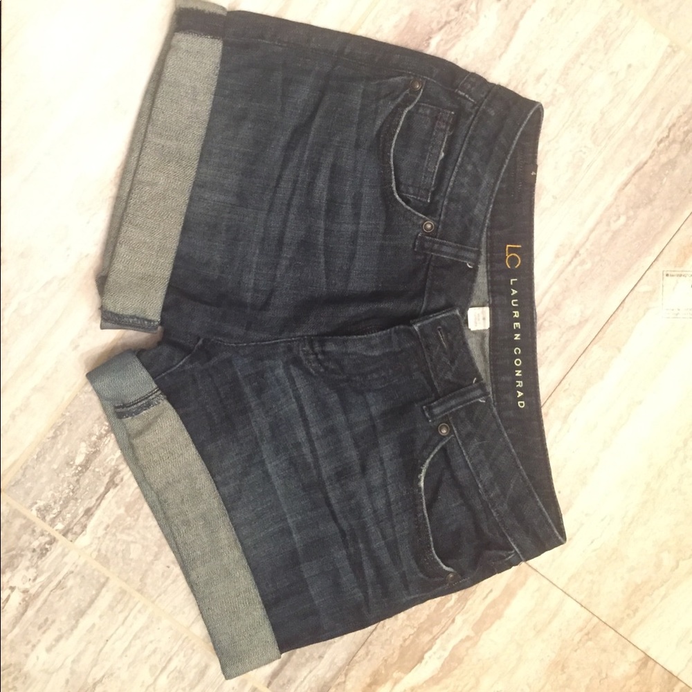 Lauren Conrad mid-rise jean shorts