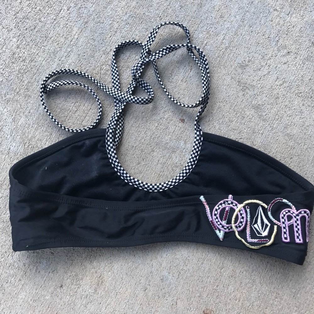 Volcom bandeau bikini top S - Picture 2 of 5