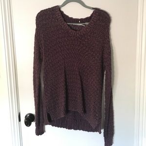 Urban Outfitters Oversized Purple Knit Sweater