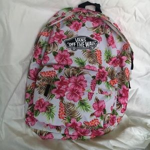 VANS FLORAL BACKPACK
