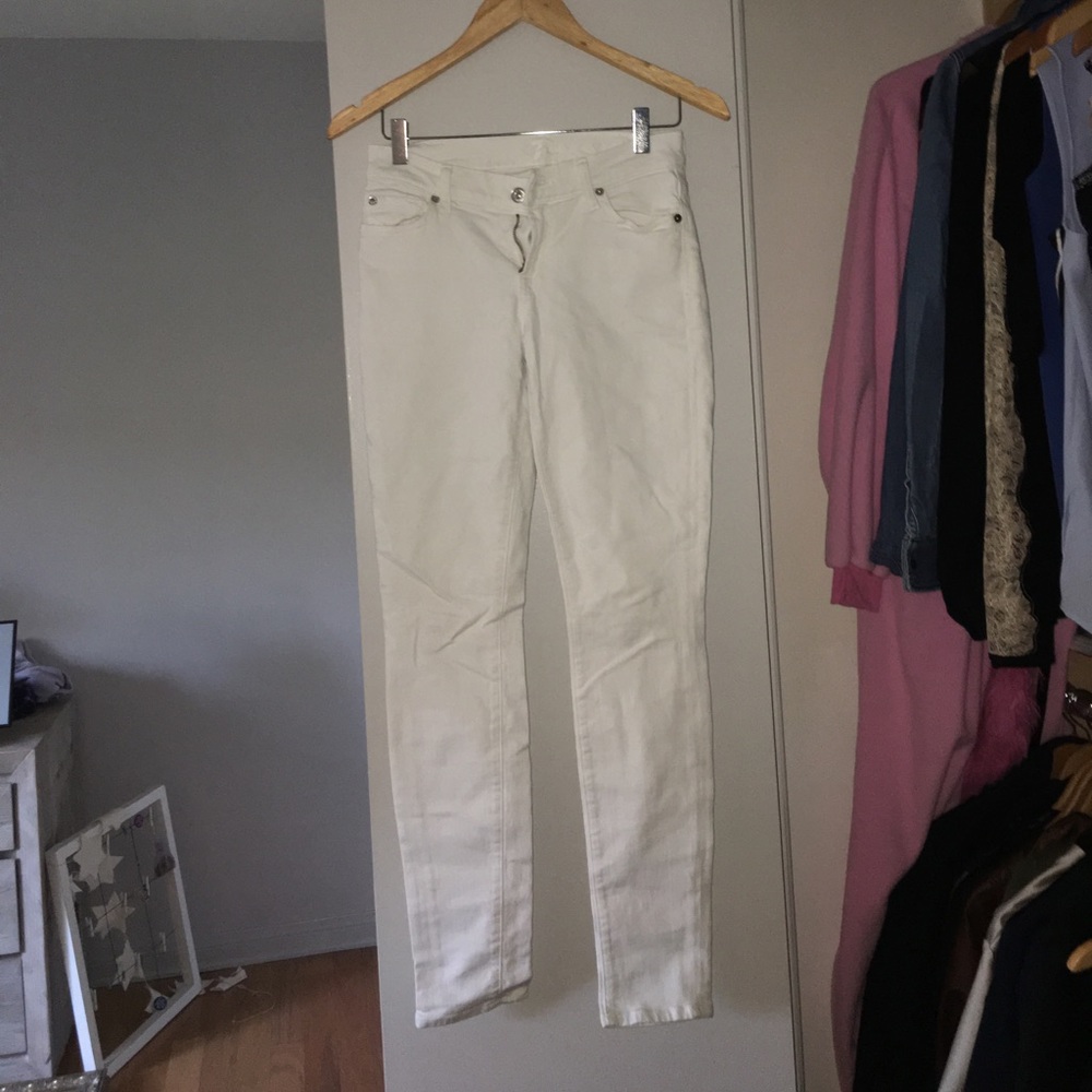 White jeans
