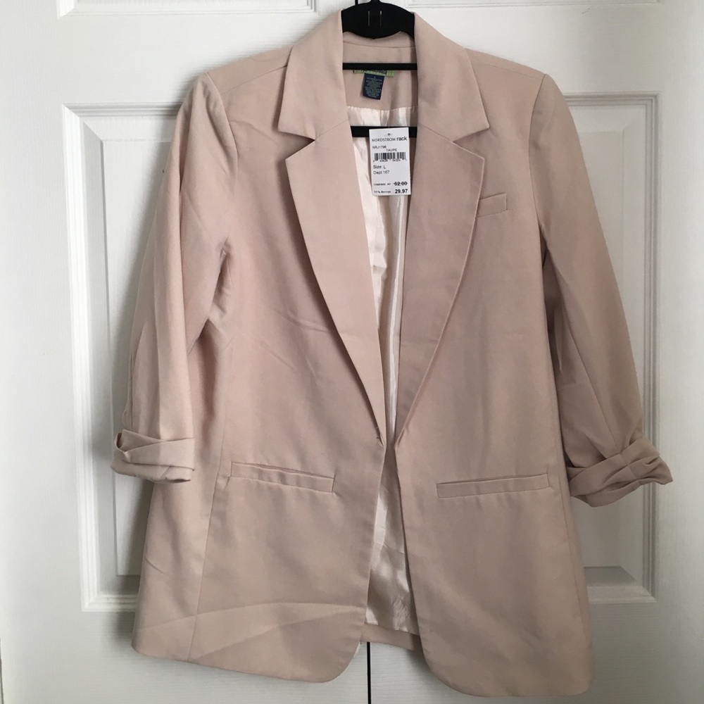 Cream blazer