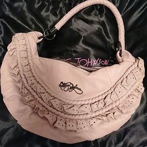 Pink Blush Betsey Johnson Leather Purse