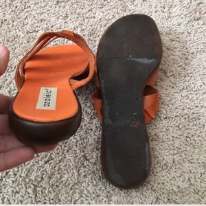 Orange Sandals
