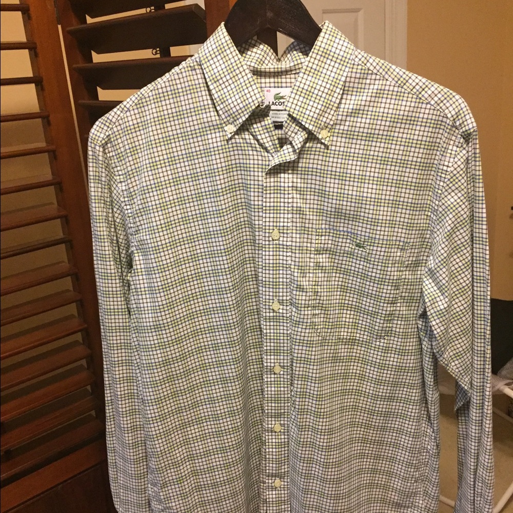 Lacoste men's button down size 40(M)