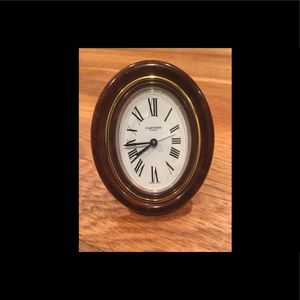 Authentic Cartier Travel Clock