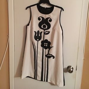 Victoria Beckham black and white dress