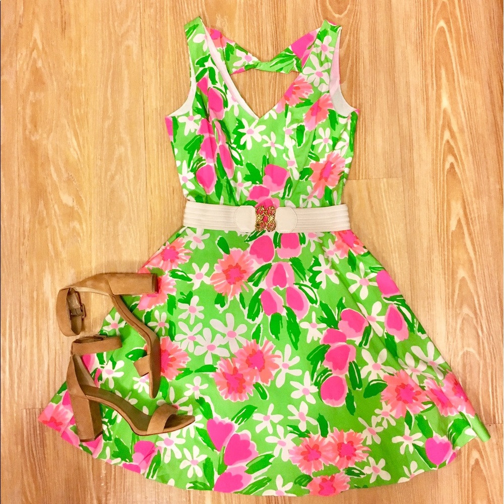 LILLY PULITZER: super fun a-line dress