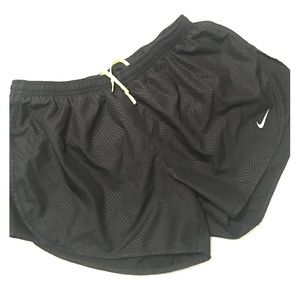 black nike shorts