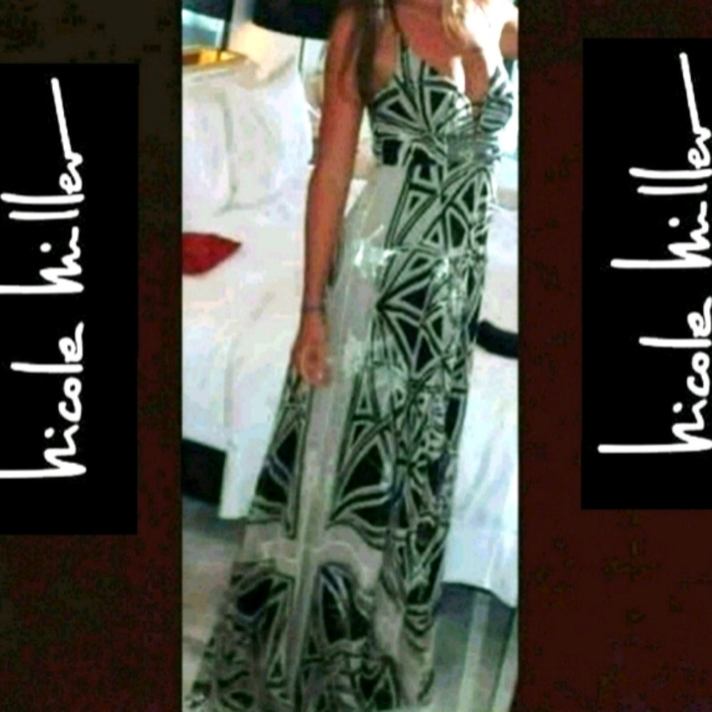 NWOT Nicole Miller 100% Silk Gown/Maxi