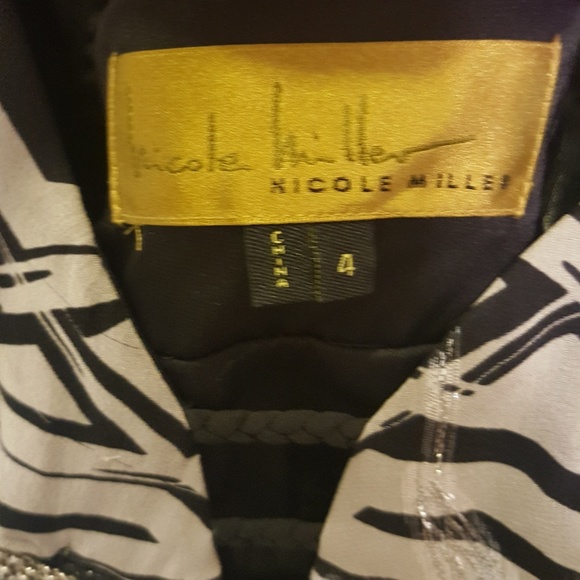 NWOT Nicole Miller 100% Silk Gown/Maxi - Picture 5 of 8