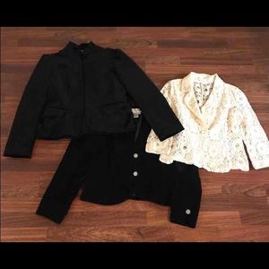 Three Dressy Jackets- Medium