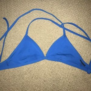 Blue jolyn triangle top