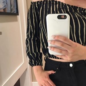 long sleeve crop top 🦋