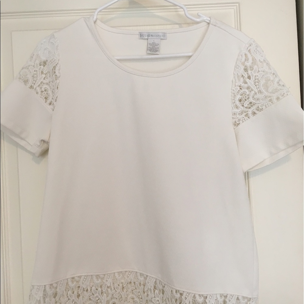 White lace blouse