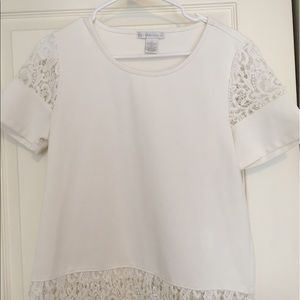 White lace blouse