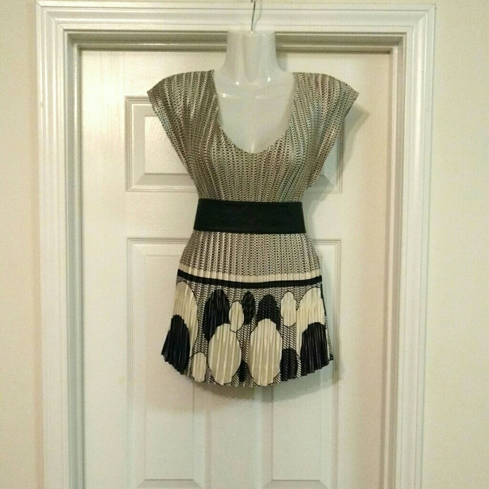 Milano Pleated Printed Blouse