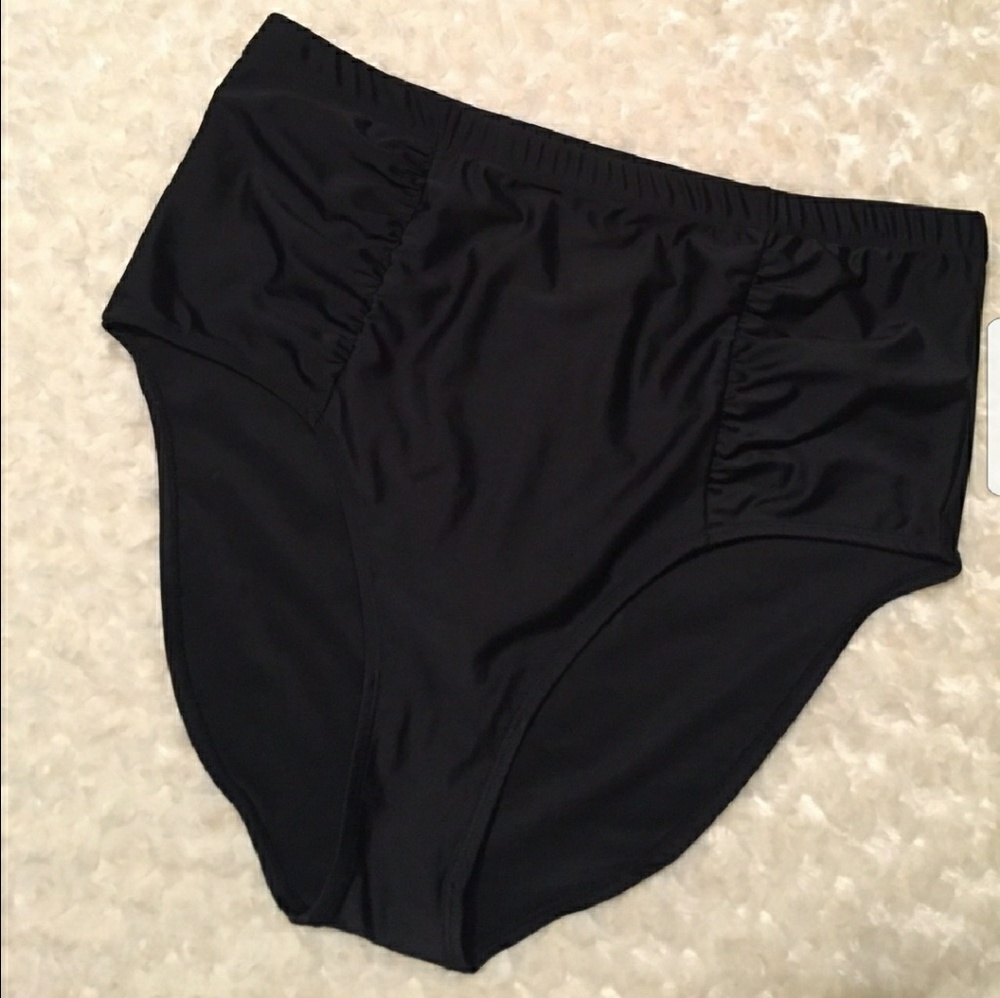 High waisted F21 swim bottoms