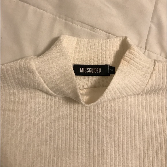 High Neck Ribbed Crop - Picture 4 of 4