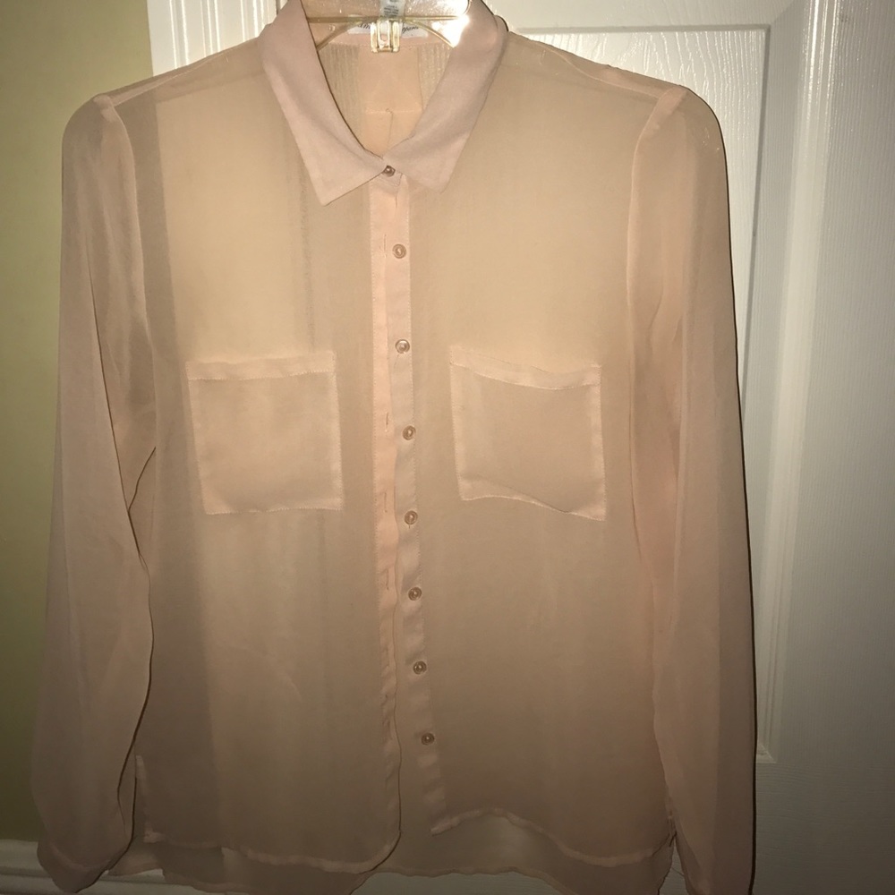 THIN BLOUSE see through