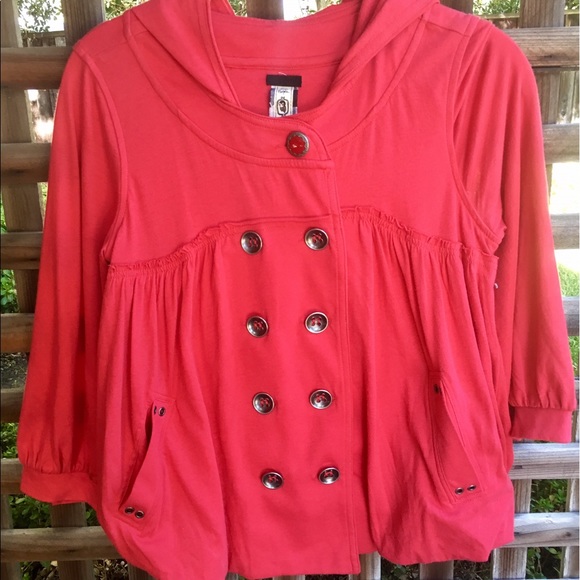 Free People red jacket - Picture 2 of 5