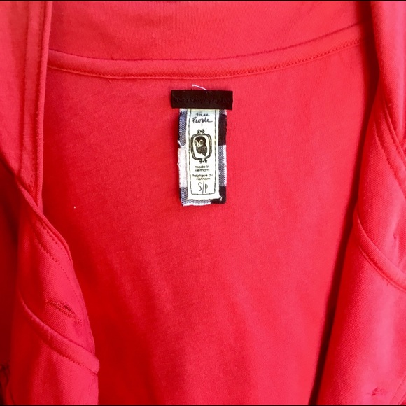 Free People red jacket - Picture 5 of 5