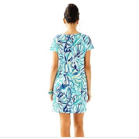 ❤️SOLD❤️ Lilly Pulitzer Pool Blue Stay Cool Dress - Picture 3 of 5