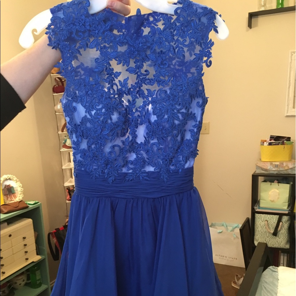 Blue formal dress