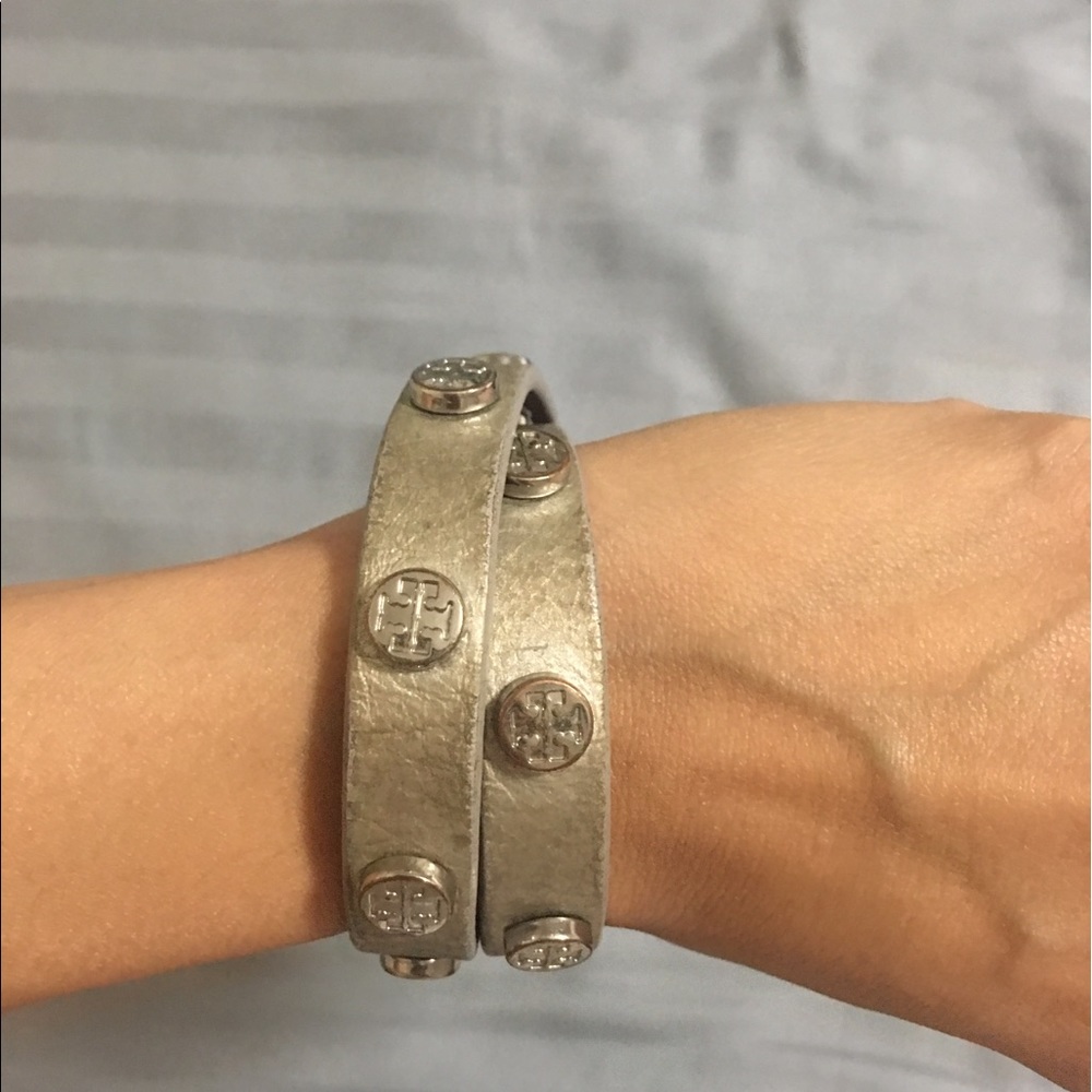 Authentic Tory Burch Leather Wrap Bracelet