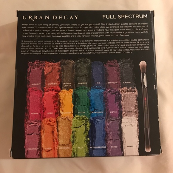 SOLD Urban Decay Full Spectrum Eyeshadow Palette - Picture 5 of 5