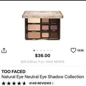 Too Faced Natural Eyes Palette