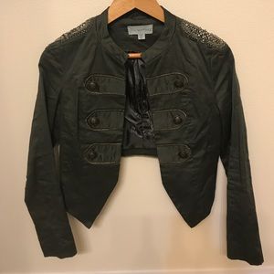 Fabulous Army-Style Cropped Jacket