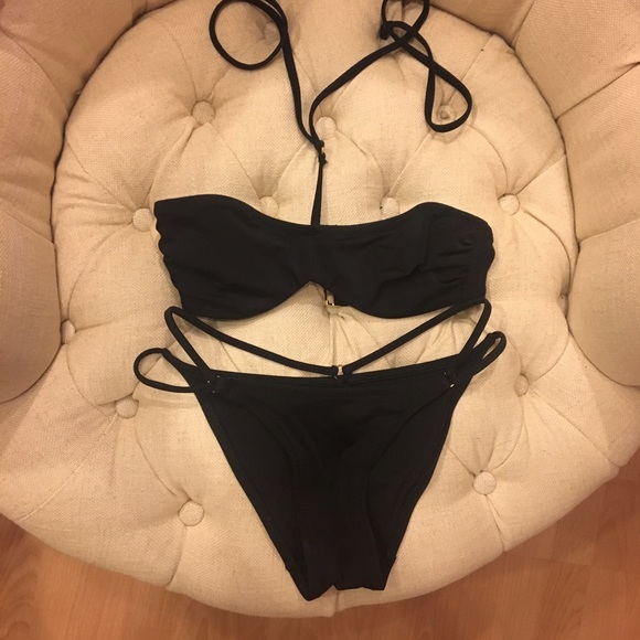 Black bikini set by L'agent by Agent Provocateur - Picture 3 of 5