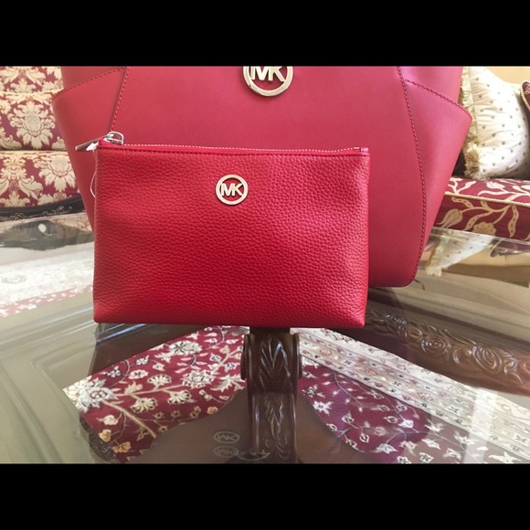 Authentic Michael kors handbag+wallet+travel case - Picture 4 of 8