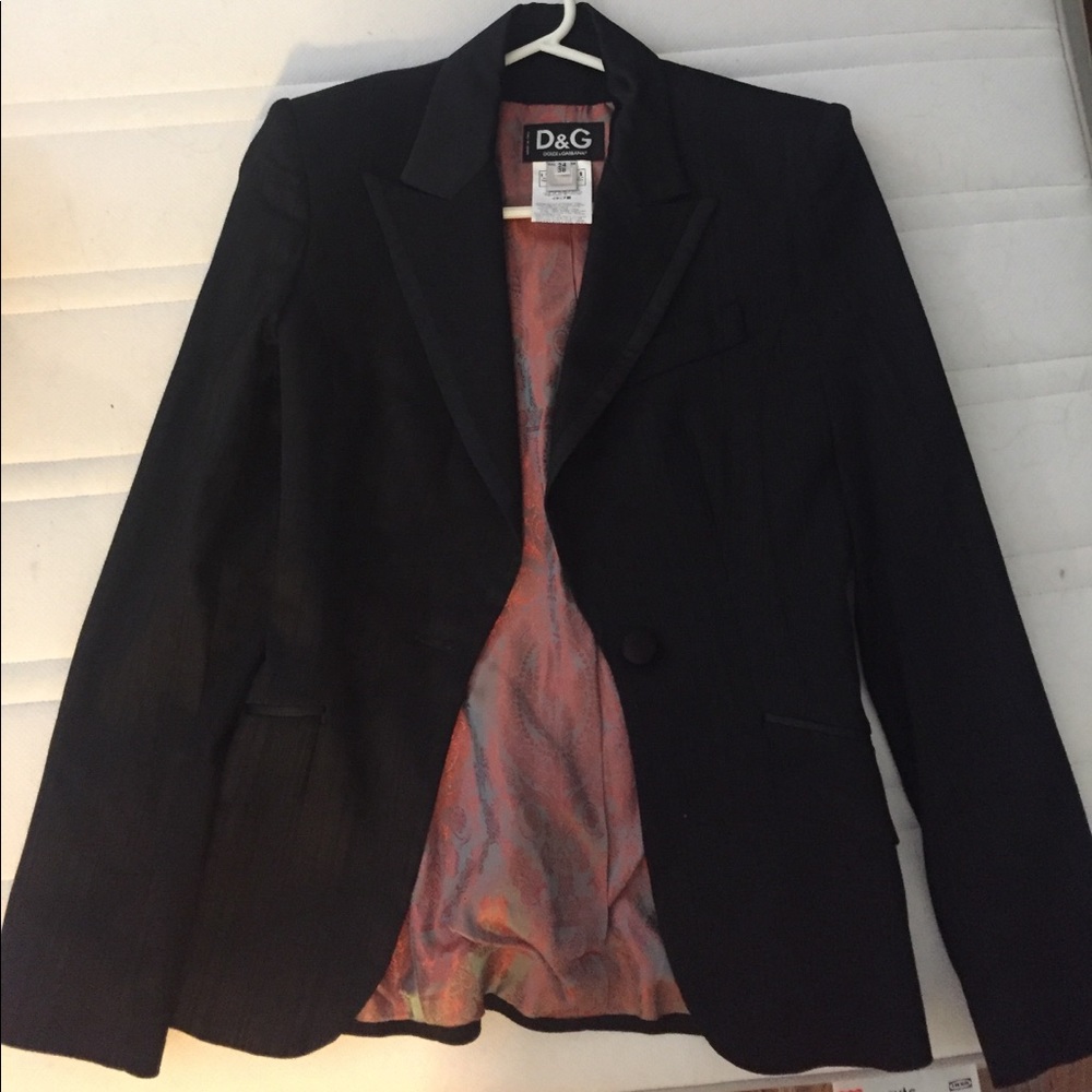 Dolce & Gabbana Black lined Blazer