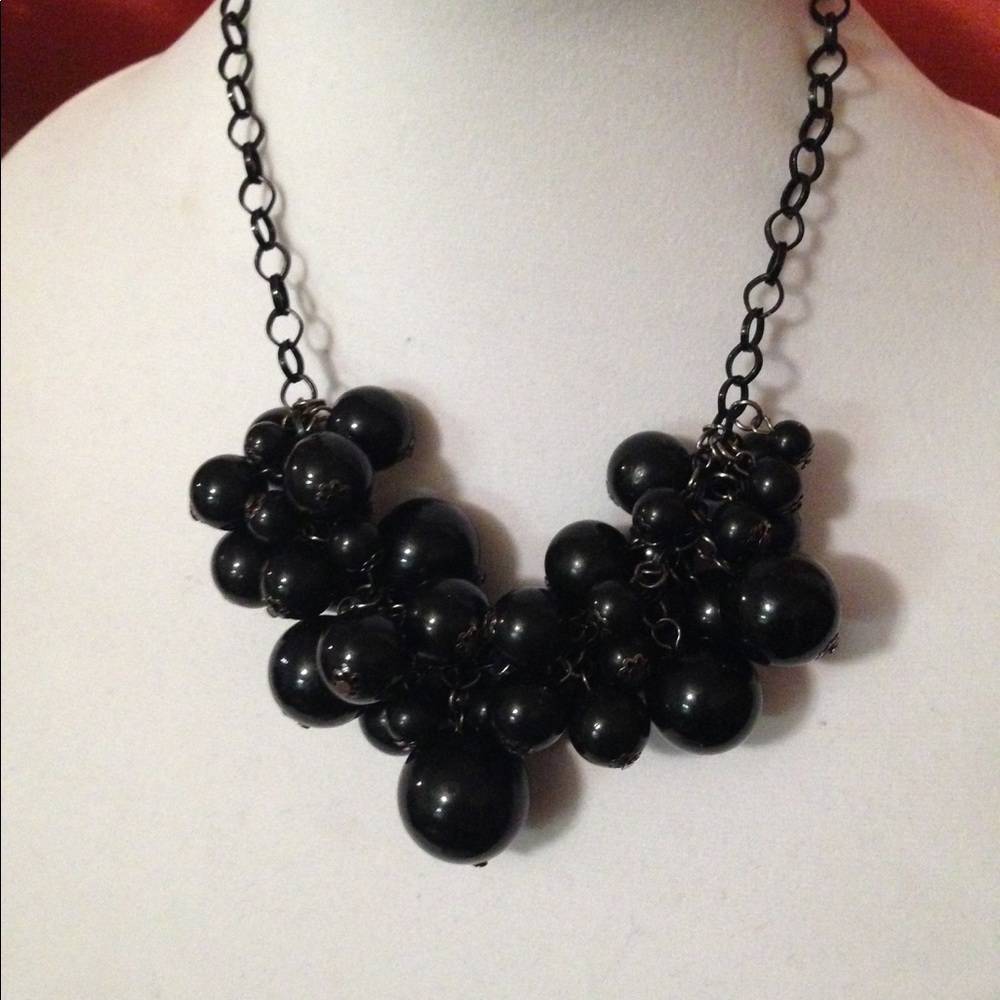 Black Bauble Necklace
