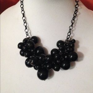 Black Bauble Necklace
