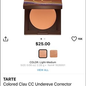Tarte Colored Clay CC Undereye Corrector