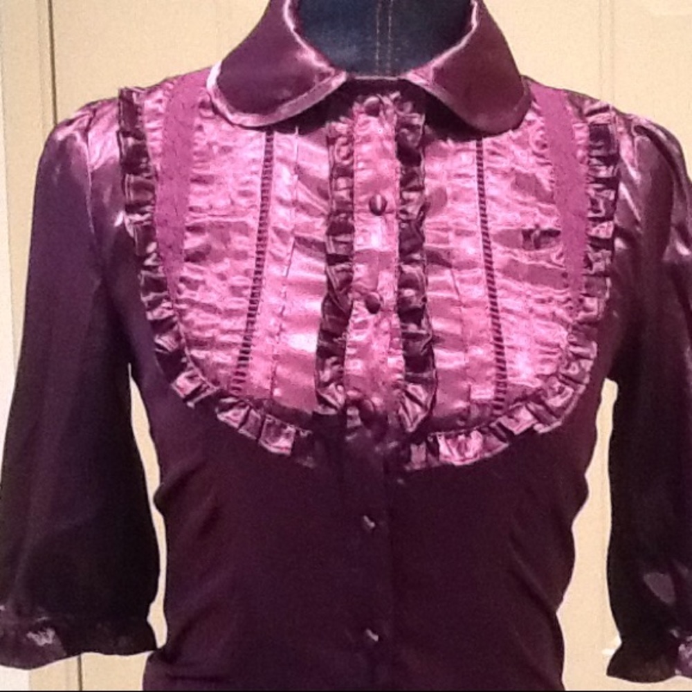 Max Rave Perfect Purple Blouse - Picture 2 of 4