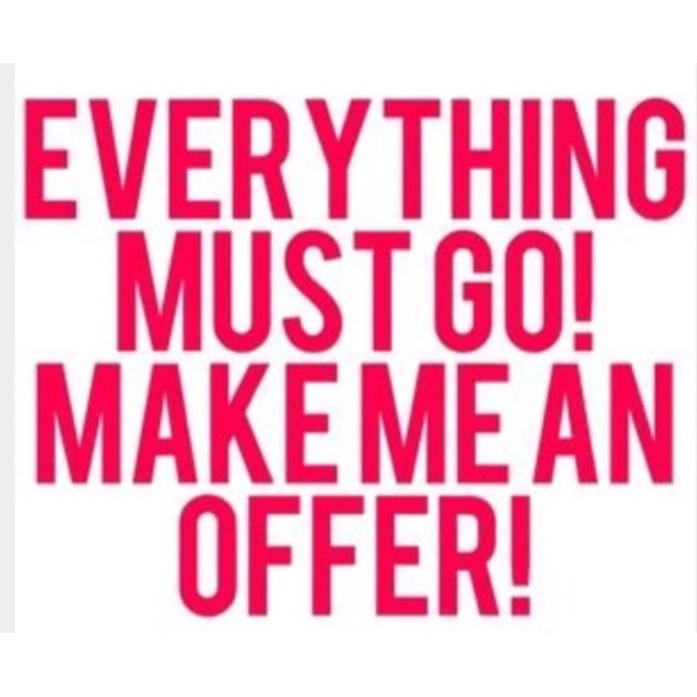 Closet clear out - ACCEPTING ALL REASONABLE OFFERS