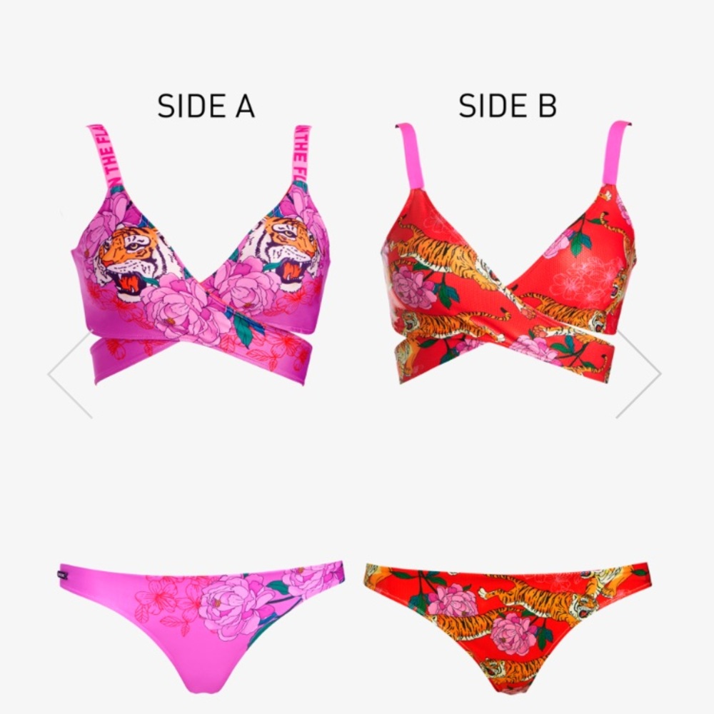 NWT:One one swimwear double sided bathing suit