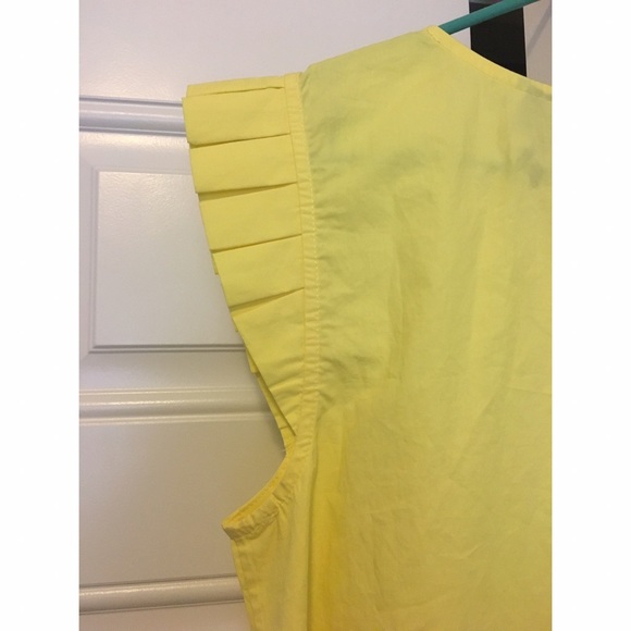 Anthropologie- HD in Paris Ruffle Poplin Top M - Picture 5 of 5