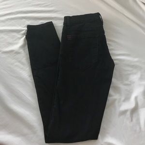 High Waisted Black Skinny Jeans