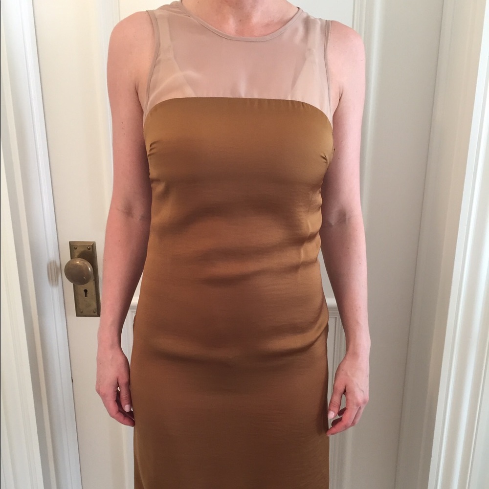 Gold dress